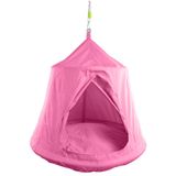 Hinta lengőfészek sátor rózsaszín 110x120cm