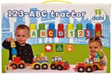 Dohánytoys  Építőjáték Traktor pótkocsival 123-ABC