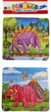Dinoszaurusz színezhető puzzle 2v1
