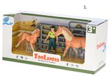 Zoolandia ló csikóval és kiegészítőkkel 4változat