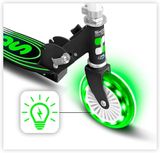 Roller/Robogó Stamp Skids Flashing fekete-zöld