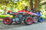 FALK Racing Team Lábbal hajtható motor- piros