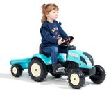 Falk pedálos traktor pótkocsival Kiddy Farm - kék
