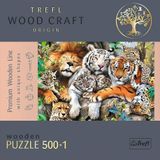 Hit Wooden Puzzle 501 – Vadmacskák a dzsungelben