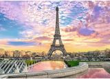 Trefl Prime puzzle 1000 UFT - Romantikus naplemente: Eiffel-torony Párizsban, Franciaországban