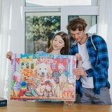 Trefl Prime puzzle 1000 UFT - Egy rakás cukiság: Kutyanyomozók