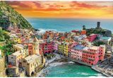 Trefl Prime puzzle 1500 UFT - Romantikus naplemente: Vernazza, Liguria, Olaszország