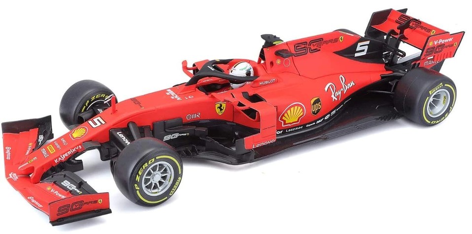 Bburago autó 1:18 Ferrari Racing F1 2019 SF90 Sebastian Vettel