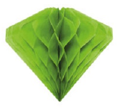 Dekoratív dísz zöld 20cm