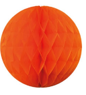 Dekoratív gömb narancssárga 30cm