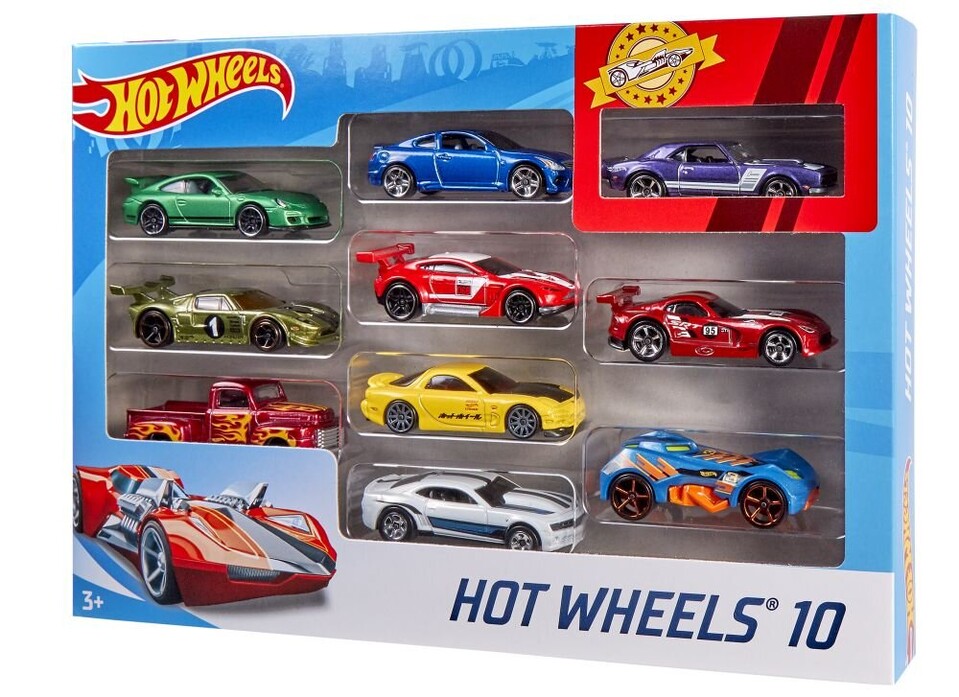 Mattel Hot Wheels autók 10db/szett  
