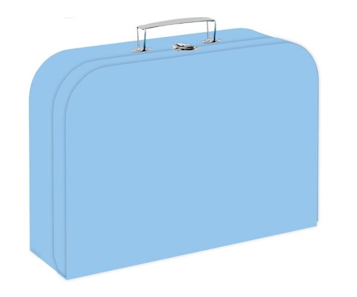 Koffer kék 34cm