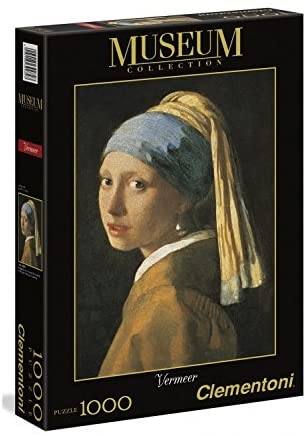 Puzzle Clementoni 1000 Vermeer/Lány gyöngy fülbevalóval