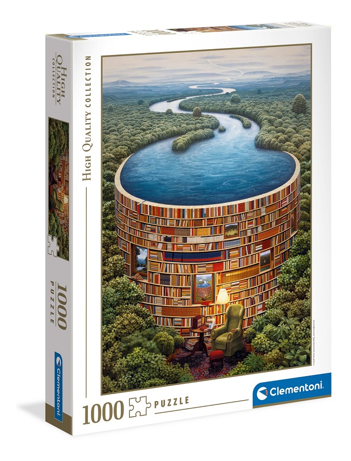 Puzzle Clementoni 1000 Könyvtár