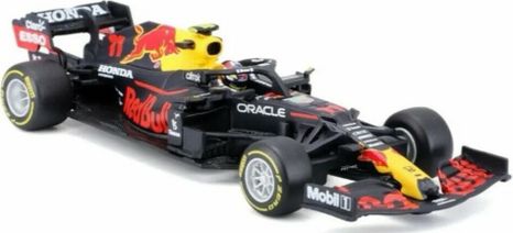1:43 RACE F1 – Red Bull Racing RB16B (2021) #11 (Sergio Pérez) sisakkal – kemény tokkal