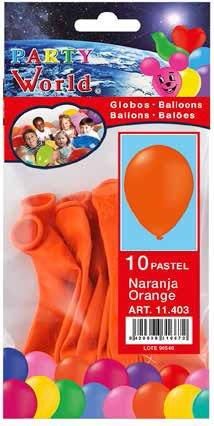 Lufik narancssárga színben 10db