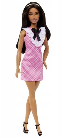 Mattel Barbie baba kockás ruhában