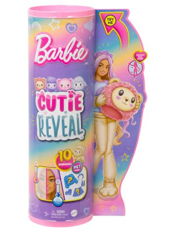 Mattel Barbie Cutie Reveal pasztell kiadás oroszlán