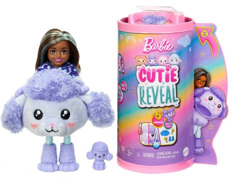 Mattel Cutie Reveal pasztell kiadás mini lila kutya
