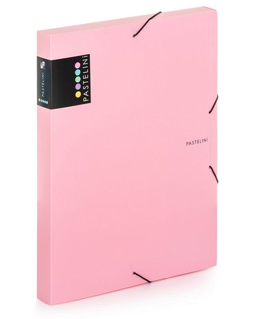 Pastelini Iratgyűjtő gumis A4-es rózsaszín