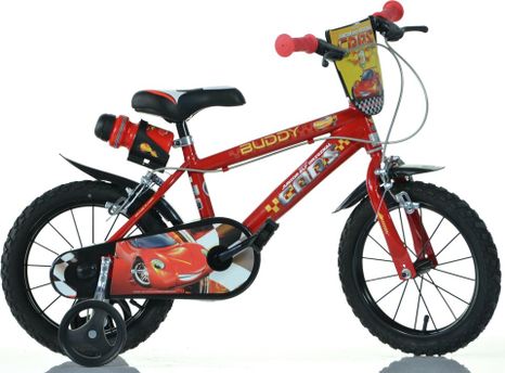 DINO Bikes - Gyermek kerékpár 14" autók