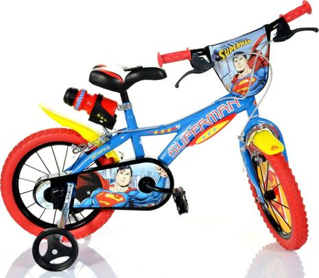 DINO Bikes - Gyermek kerékpár 16" 616-SM- Superman
