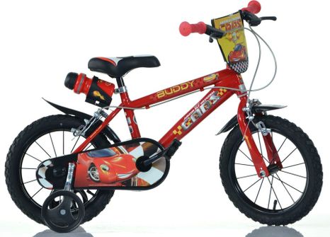 DINO Bikes - Gyermek kerékpár 16" autók