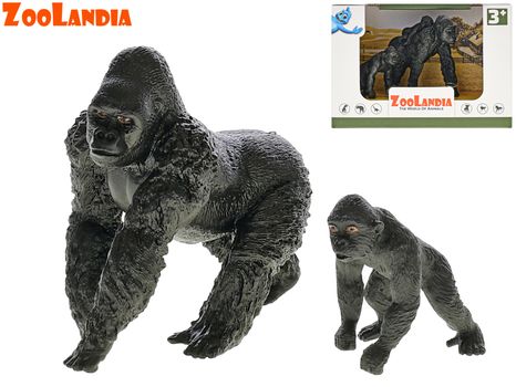 Zoolandia gorilla kicsinyével 5,5-10,5cm
