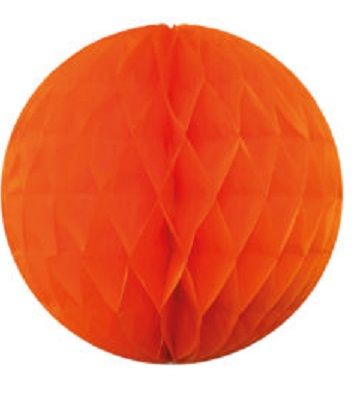 Dekoratív gömb narancssárga 30cm