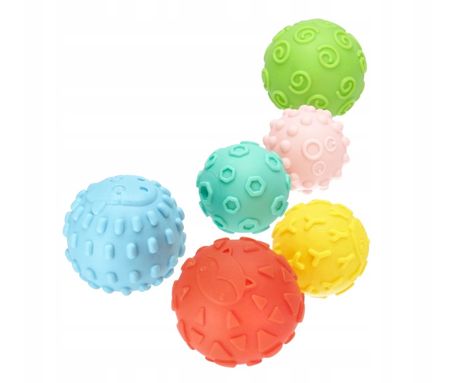 BamBam szenzoros labdák készlet 6 darabból