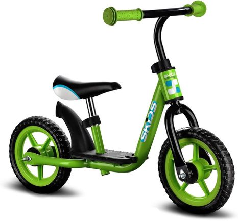 Lábbal hajtható bicikli zöld-fekete