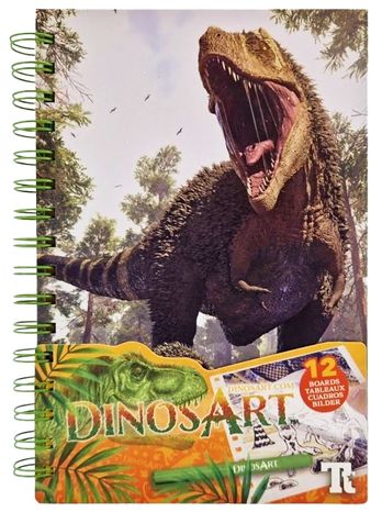 DinosArt Fólia kifestőkönyvek