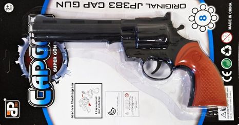 Pisztoly revolver 8 töltényes kapszulákhoz