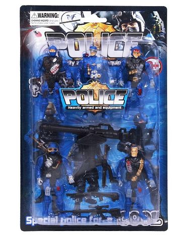 Rendőrségi szett figurákkal