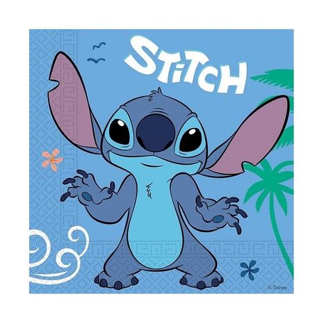Szalvéta Stitch 33x33cm 20db