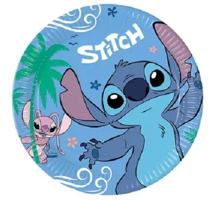 Tányérok Stitch 23cm 8db