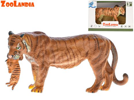 Zoolandia tigris 15cm dobozban
