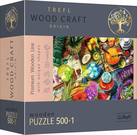 Trefl Wooden puzzle 501 - Színes koktélok