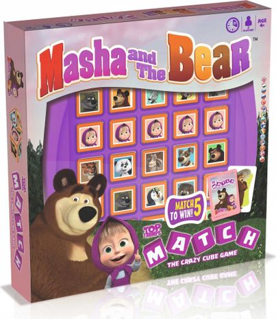 Hit a játék Mása és a Bear Match