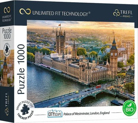 Trefl Prime Puzzle 1000 UFT – Városkép: Westminsteri palota, London, Anglia