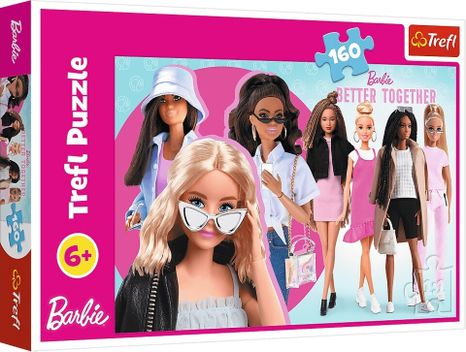 Trefl Puzzle 160 darab - Barbie és világa