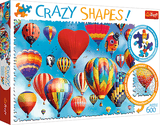 Trefl Puzzle 600 őrült alakzat - Színes léggömbök