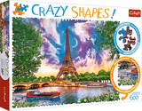 Trefl Puzzle 600 őrült alakzat – Párizs