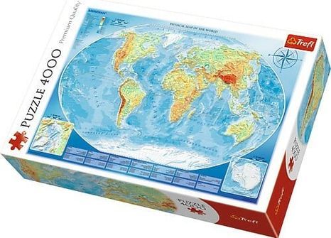 Trefl Puzzle Nagy világtérkép 4000