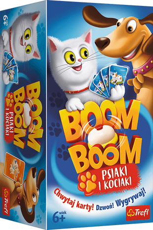 Találja meg a társasjáték Boom Boom kutyák és macskák