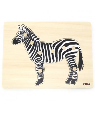 Viga Fa kirakó Zebra 8ks