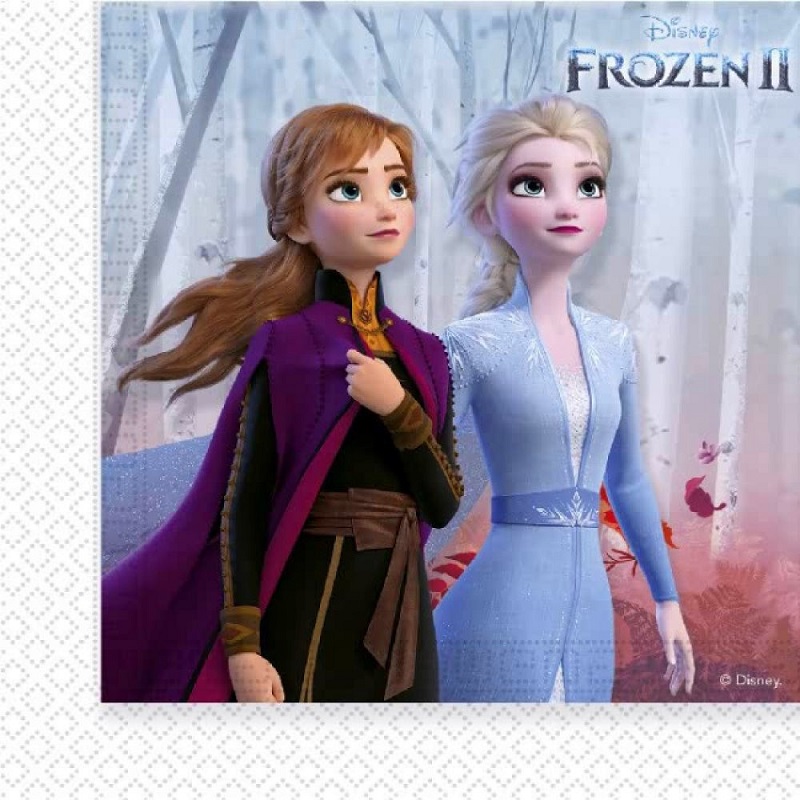 Szalvéta Frozen2  33x33cm 20db