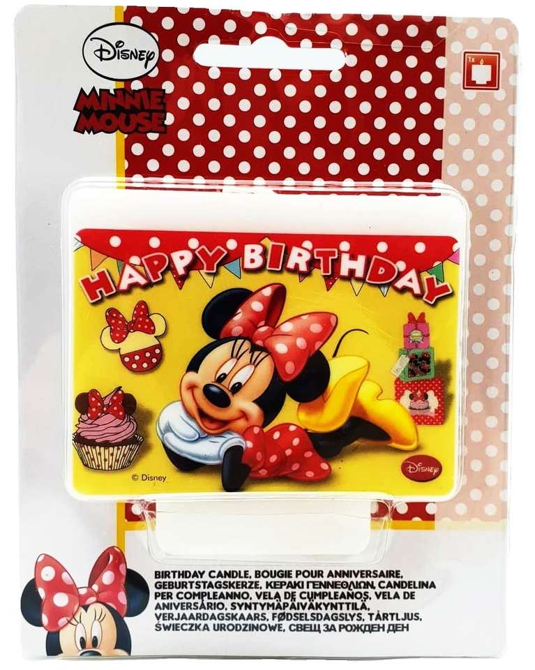 Gyertya Happy Birthday Minnie